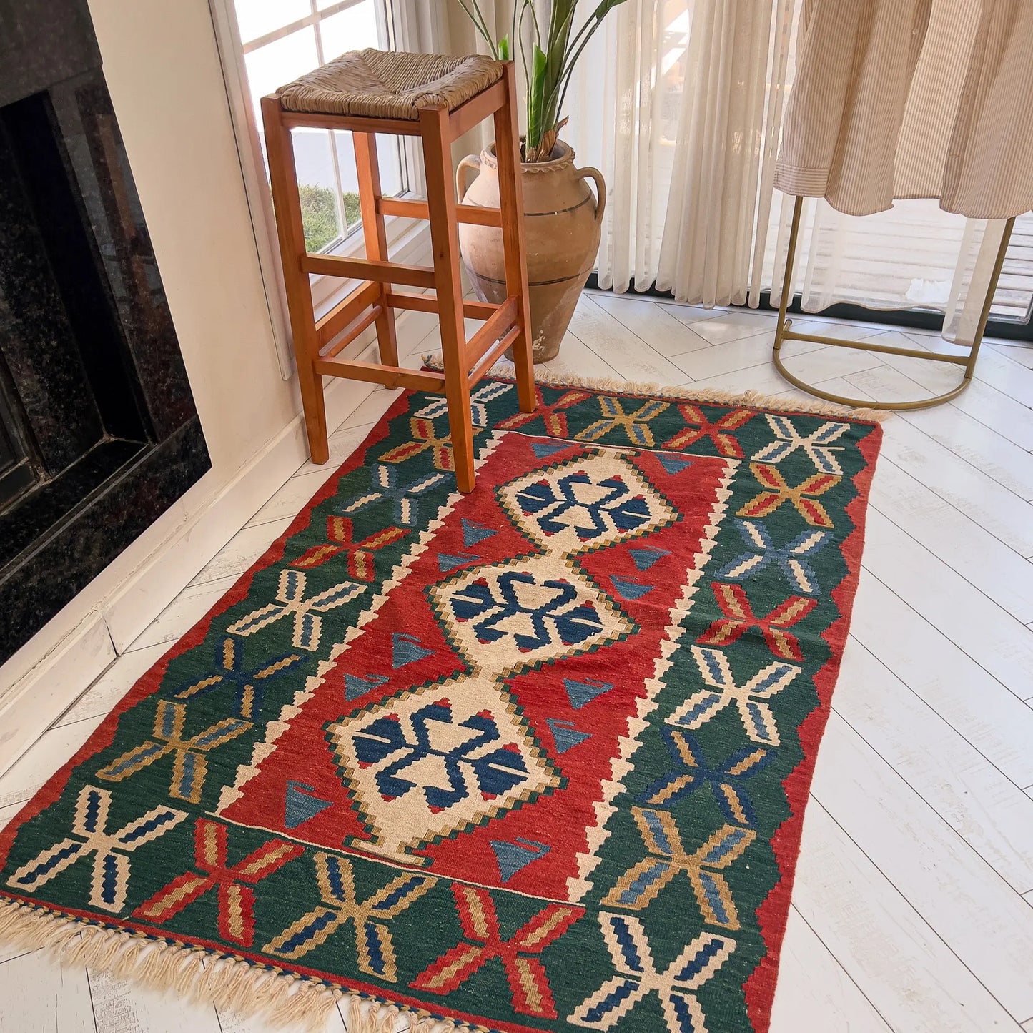 Pepuza El Dokuma Uşak Kilim