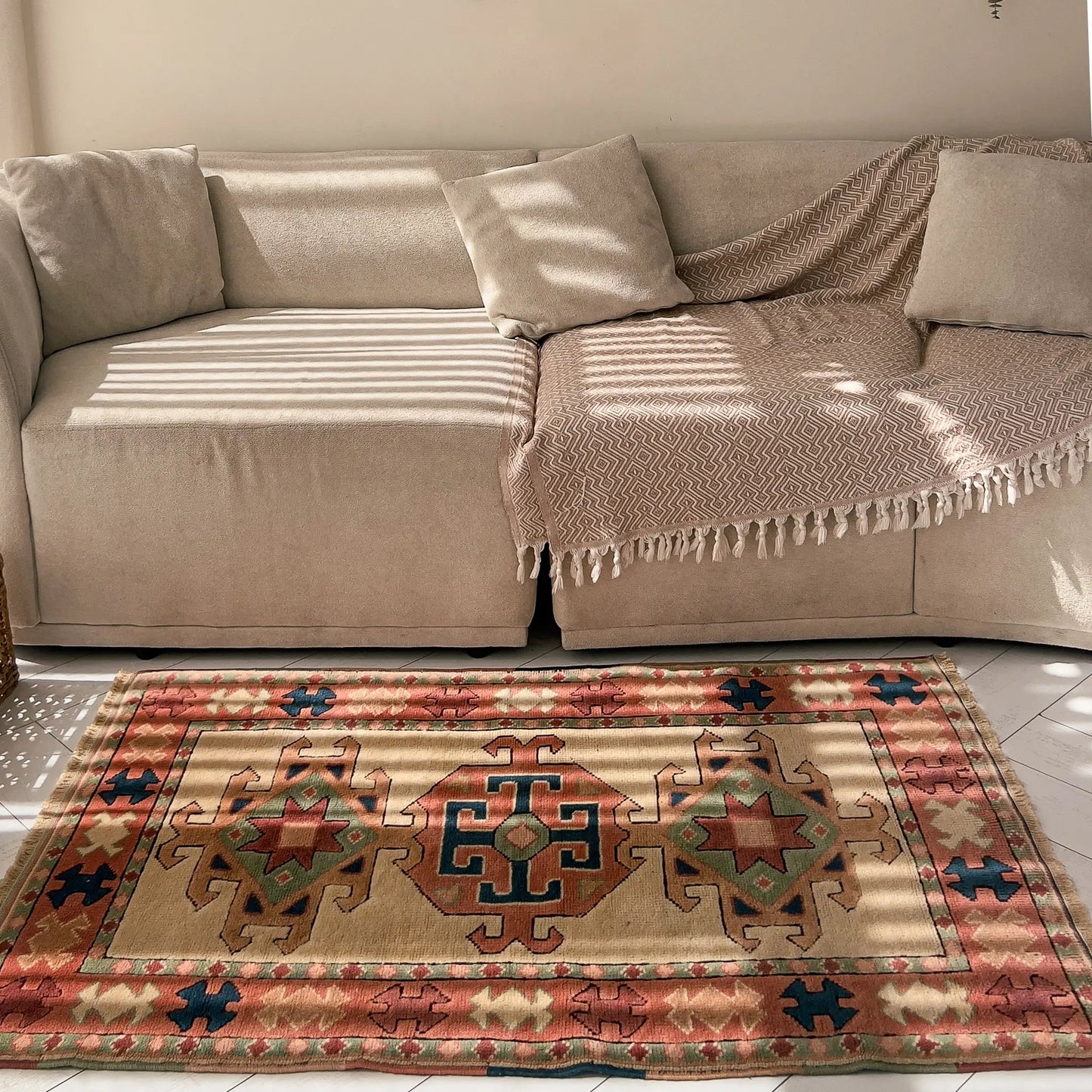 Anzaf El Dokuma Kars Halısı